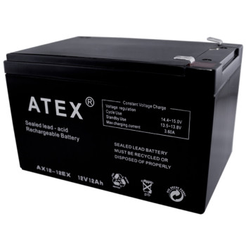 Atex AX-12V 12 Ah Kuru Akü - k:4
